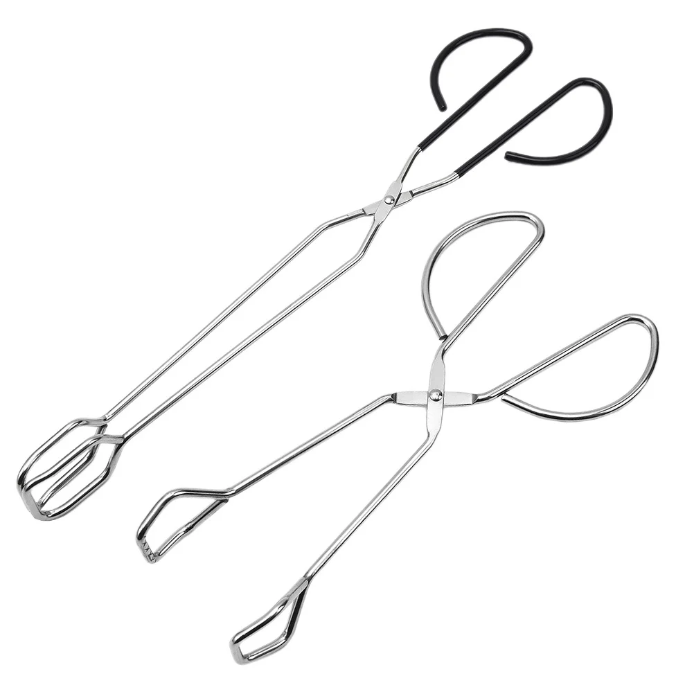 

2Pcs Stainless Steel Kitchen Tongs Food Clips Sturdy Salad Bbq Buffet Serving Essentials Barbecue Tong Kitchen Food Tong
