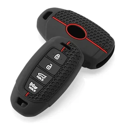 Silicone Car Key Case Cover For Hyundai I30 Ix35 KONA Encino Solaris Azera Grandeur Ig Accent Santa Fe Palisade