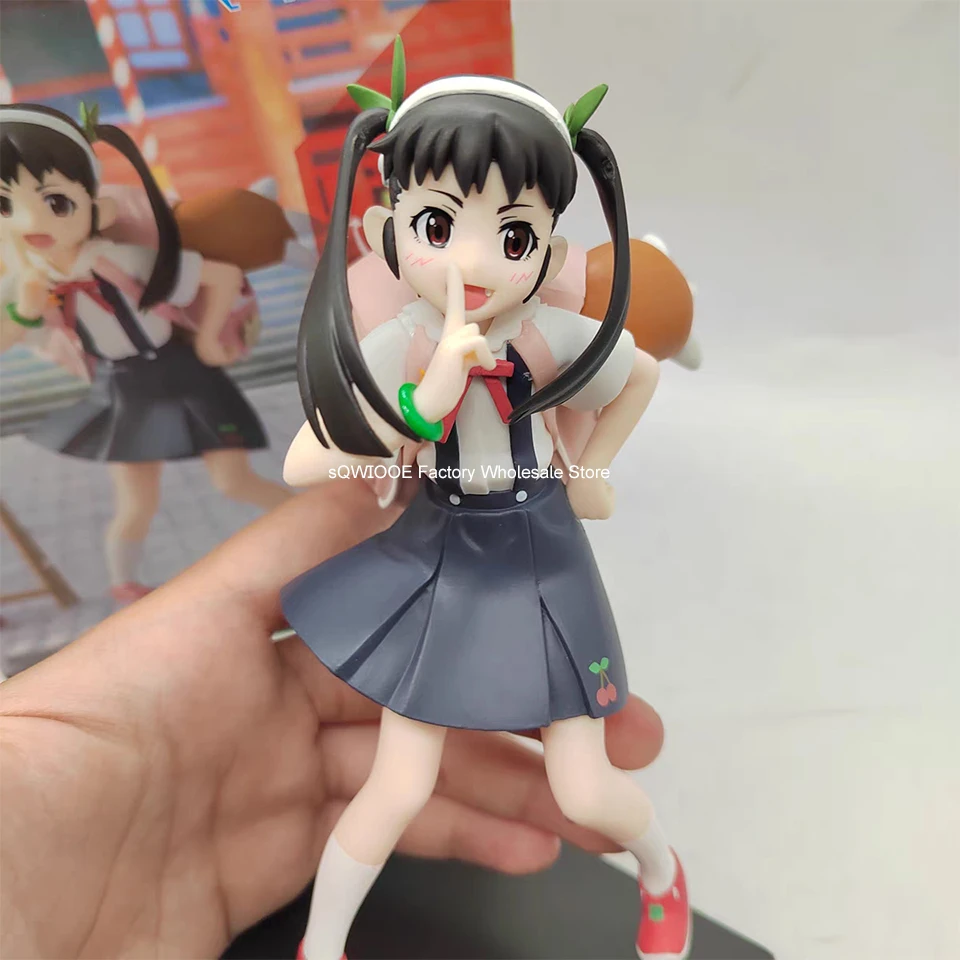 Original Genuine SEGA Zoku Owarimonogatari 17cm Hachikuji Mayoi PVC Action Figures Statue Collection Model Toy Gifts QWIOOE