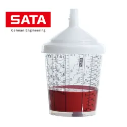 Adatto per pistola a spruzzo SATA tazza di miscelazione della vernice serbatoio della pistola a spruzzo a tazza rapida 300ML/600ML/900ML/tazza di vernice usa e getta