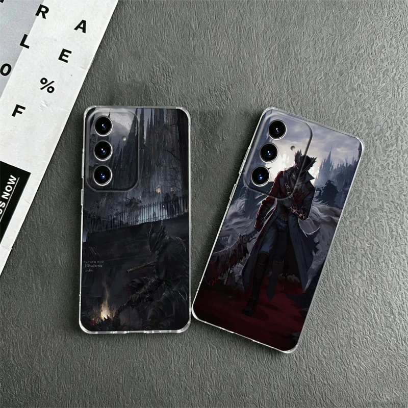 Game Bloodborne Phone Case for Samsung A57 A56 A55 A54 A17 A16 A15 A14 A37 A36 A35 A34 A27 A26 A25 A24 A07 A06 A05S A04S M33 Not