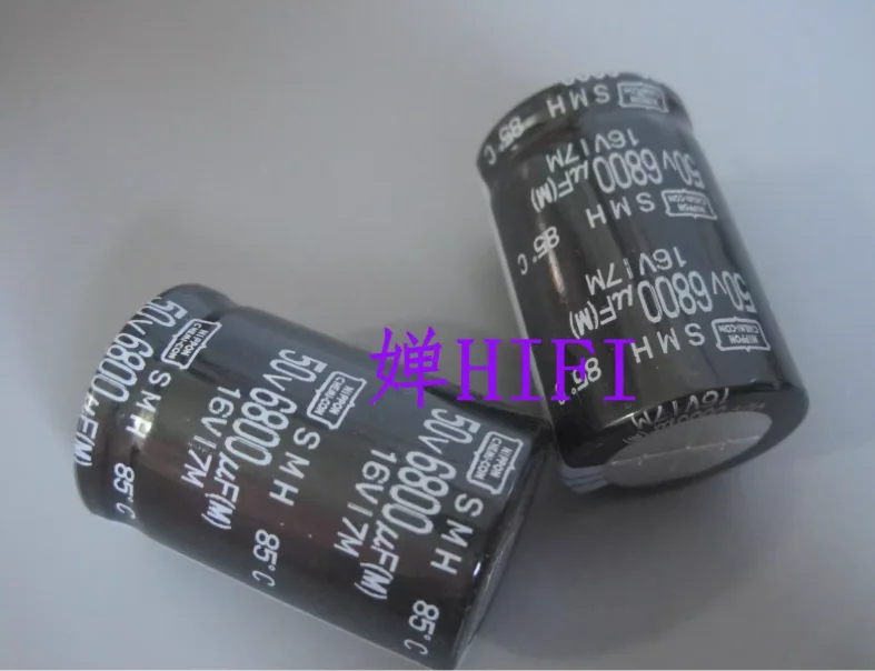 4pcs/lot Original Japanese NIPPON SMH 50v 6800uf 25x40mm audio aluminum electrolytic capacitor free shipping