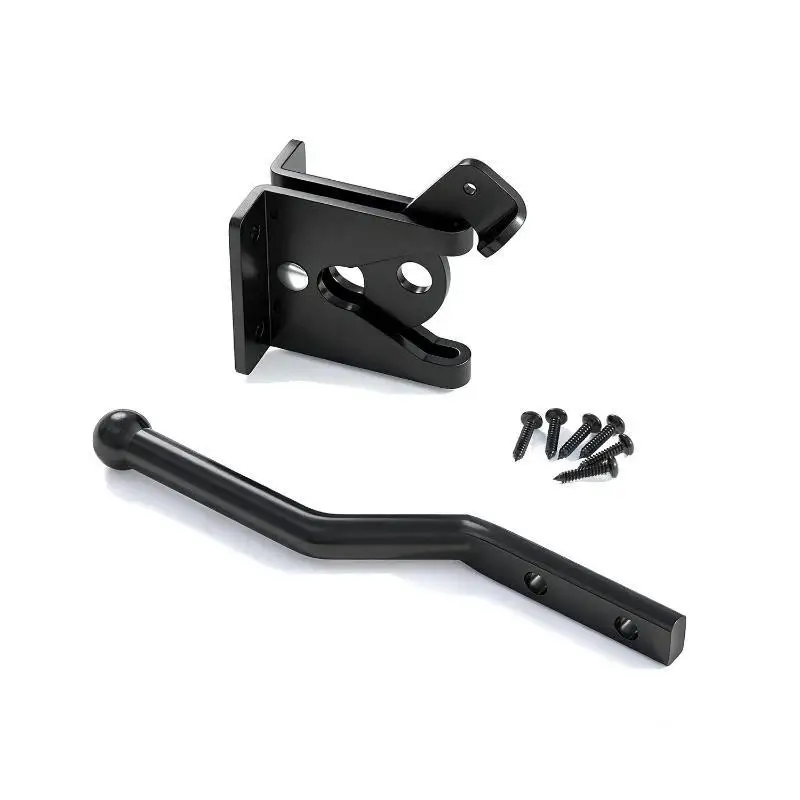 Self Closing Auto Gate Latch with Bolt Rustproof Slam Catch for Pasture Fence Farm Garden Outdoor Gate