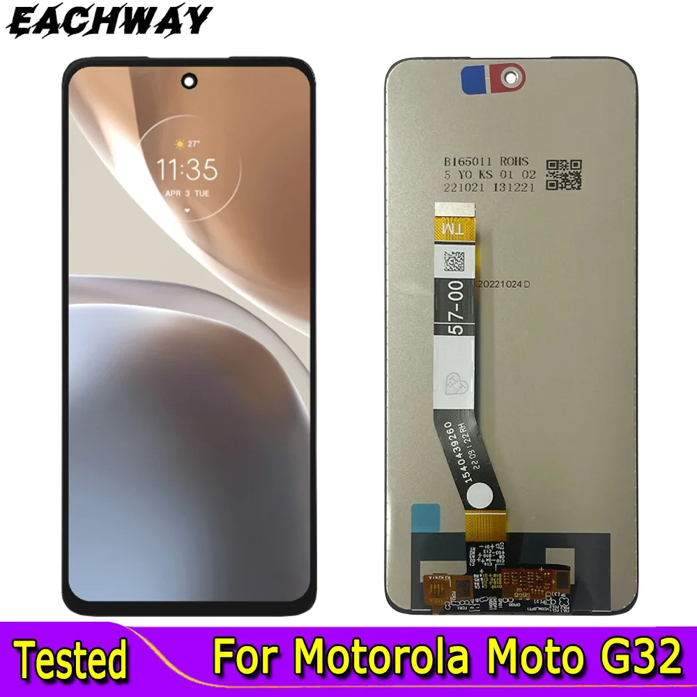 

High Quality For Motorola Moto G32 LCD Display Touch Screen Digitizer Assembly Replacement Repair 6.5" For Moto G32 LCD Screen