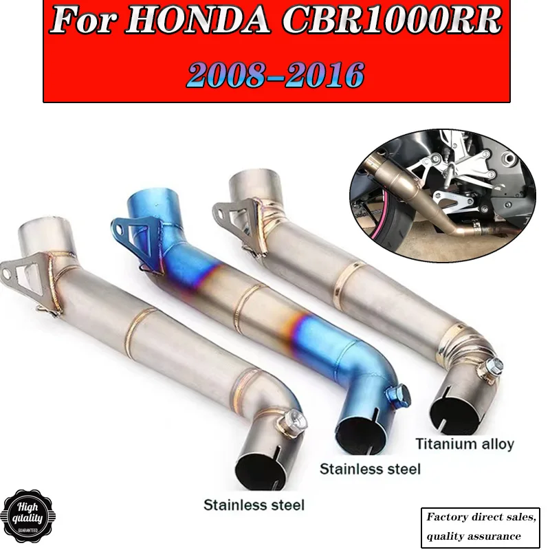 

For HONDA CBR1000RR CBR 1000R 2008 2009 2010 2011 2012 2013 2014 2015 2016 Motorcycle 60mm Exhaust Middle Link Pipe Espace Moto