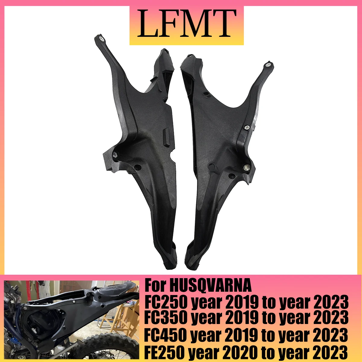 Motorcycle Accessories Subframe Rear Seat Support Left Right Frame Tailstock Bracket For HUSQVARNA FC FE TE TX 250 450 2019-2023