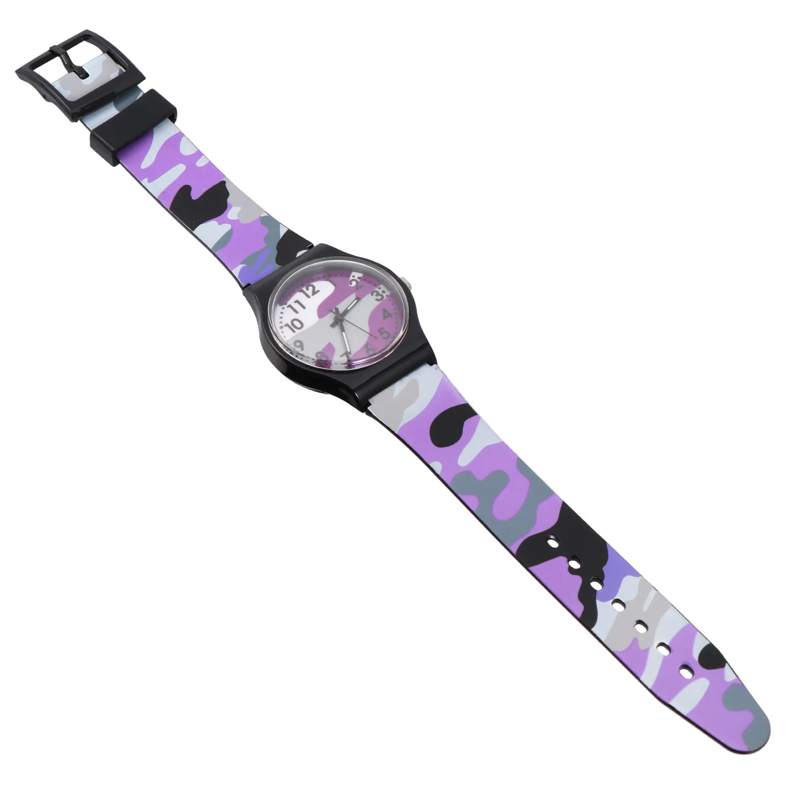 1 Uds reloj de estilo de dibujos animados banda duradera de PVC reloj de pulsera de fácil tiempo de lectura para reloj de viaje escolar reloj de pulsera