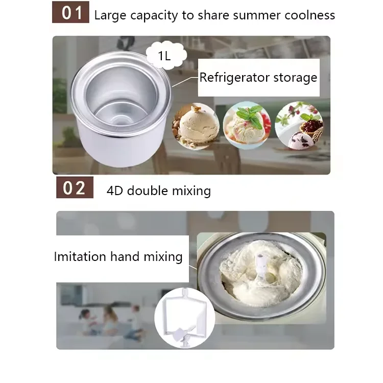 Cheap machine for making ice cream home made soft ice cream machine maker small ice cream machine