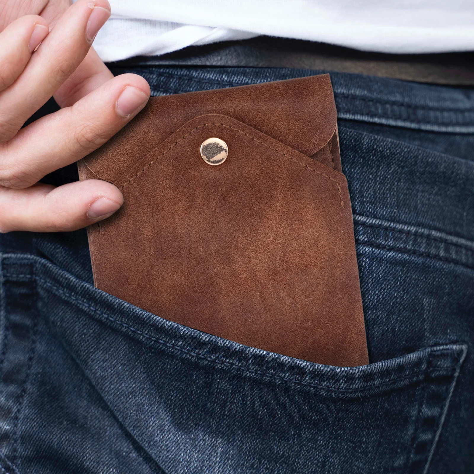 محفظة متعددة الوظائف مدمجة من مادة البولي يوريثان، حامل بطاقات حجب Rfid للرجال والنساء، محفظة صغيرة للاستخدام اليومي أثناء السفر