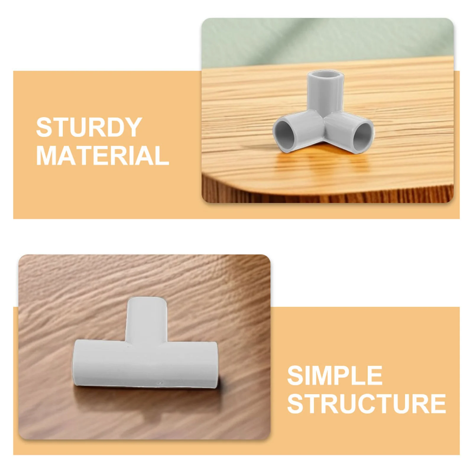 2 pezzi accessori per recinzione di gioco giunti a forma di T per i più piccoli connettori stabilizzatori per box facile installazione senza attrezzi gioco di sicurezza fai da te