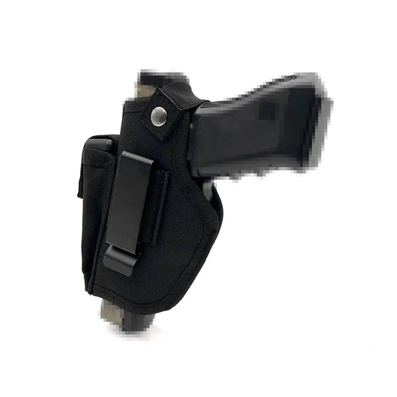 

Tactical Left / Right Hand Gun Holster Concealed Carry Nylon Holsters Belt Metal Clip Holster Airsoft Gun Bag Universal Gun