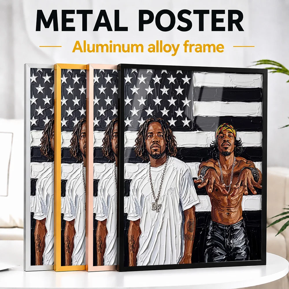 Outkast Stankonia Album Cover Framed Metal Print Customized Hip Hop Tribute Wall Art Perfect Within Room As Vinyl Collectors