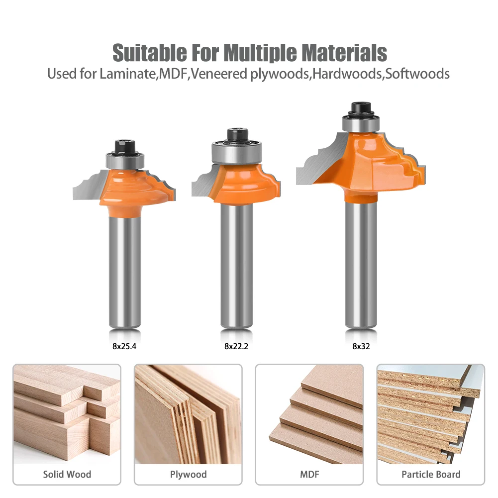 Imagem -02 - Haste Linha Mesa Borda Router Bit Barroco Francês Cortador de Madeira Tenon Cutter Ferramentas de Madeira mm