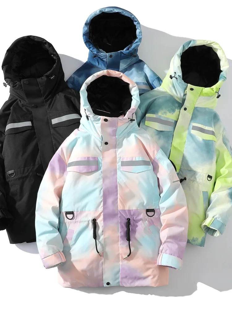 

Couple's adient Dyed down Jaet Men's Winter Casual Loose Versatile Hooded Cold Resistance Warm Workwear Coat