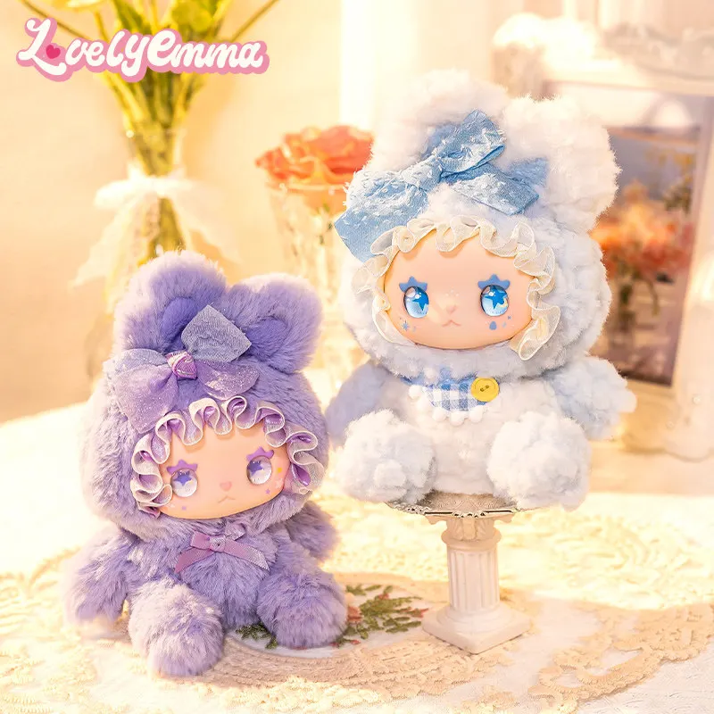Liebevolle Emma Bunny Alliance Series Puppe Blindbox Weiche Komfortable Schlafbegleiter-Puppe Bettdekoration Spielzeug Mystery Box Geschenke