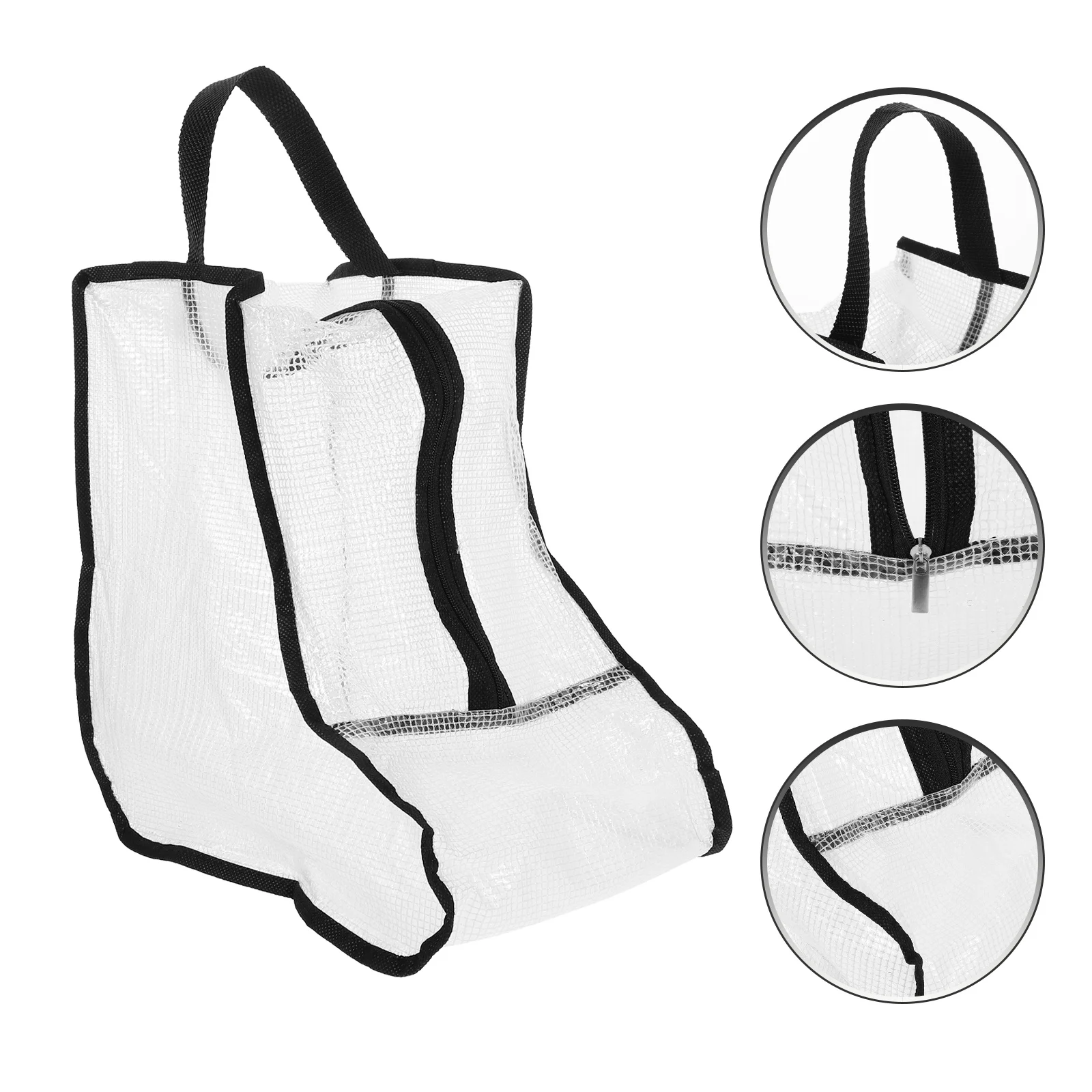 حقيبة تخزين الأحذية شديدة التحمل بسحاب للإغلاق، حقيبة تنظيم للأحذية للسفر والمنزل، متعددة الأغراض وقابلة لإعادة الاستخدام، حل تخزين الأحذية