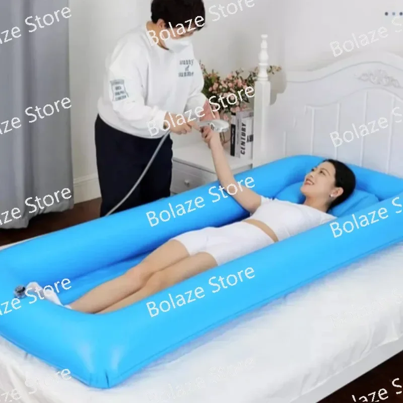 Bed Paralysis Disabled Elderly Dedicated Bath Neck Massager Disabled Patient Bed Lying Inflatable Bath Bed