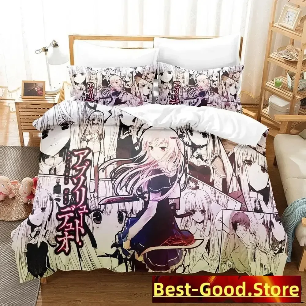 Absolute Duo Bedding Set Single Twin Full Queen King Size Bed Set Adult Kid Bedroom Duvetcover Sets 3D Print Anime Bed Sheet Set