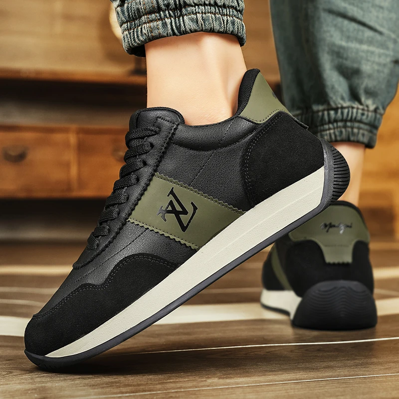 New Leather Golf Sport Shoes for Men Good Quality Male Golfer Athletic Training Sneakers Spring Luxury Brand Golfing Shoes Boys