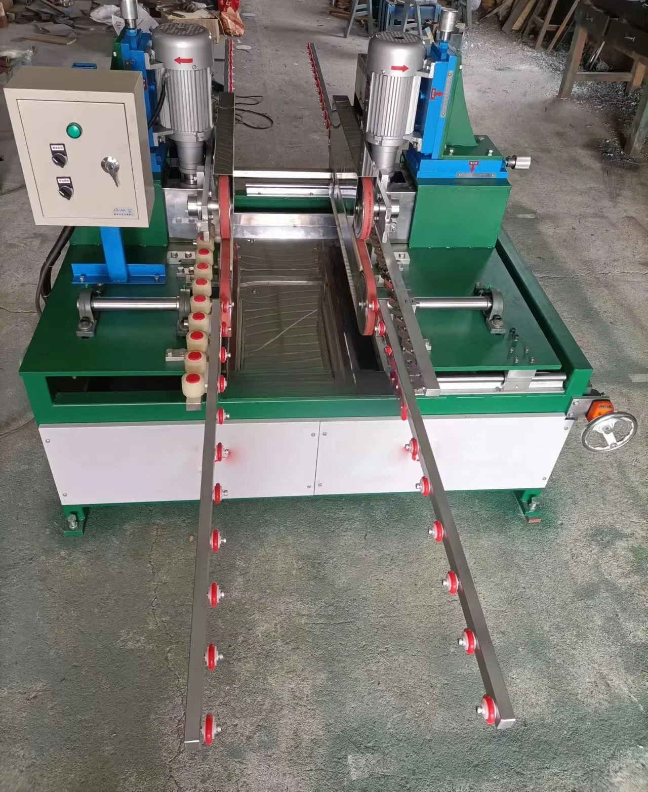 Double-sided horizontal glass edging polishing machine core motor components double-sided