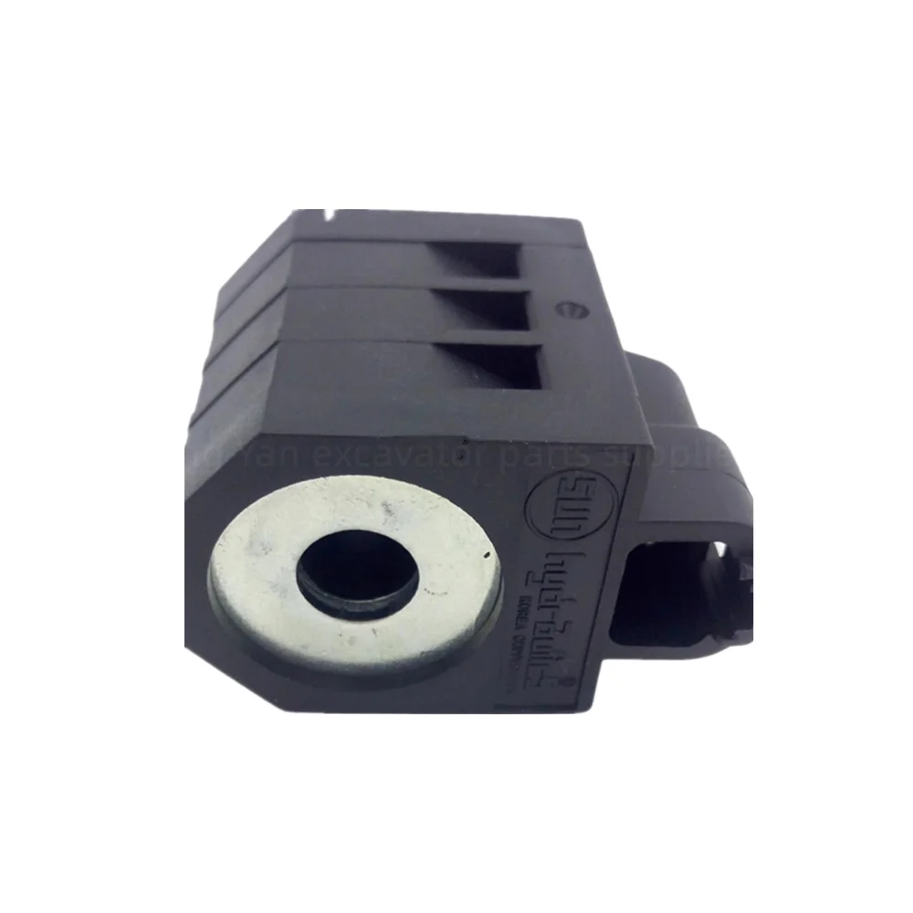 For Hyundai R55/60/80/130/150/220/215-5/225-7 Solenoid Coil Of Pilot Safety Lock Excavator Parts