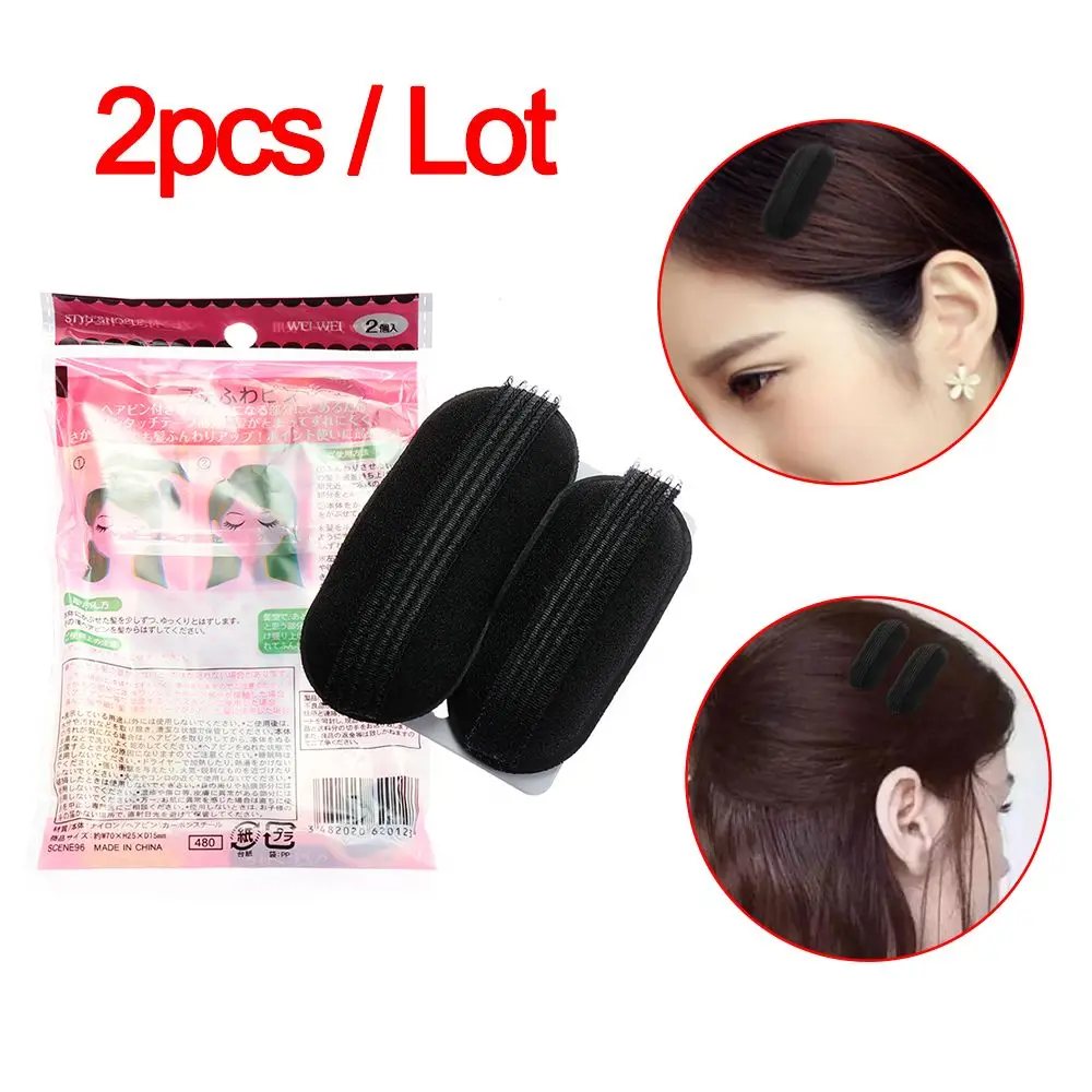 Girls Black Hair Accessories Coffee Hair Inserts Bump It Up Styling tools Hair Clips