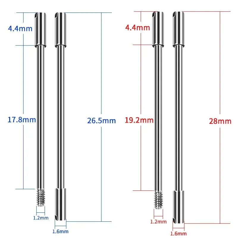 24.5 / 26.5 / 29.3mm watch screw tube for AP Audemars Piguet Royal Oak Offshore watch rubber/Leather Strap Belt Band DIY Replace