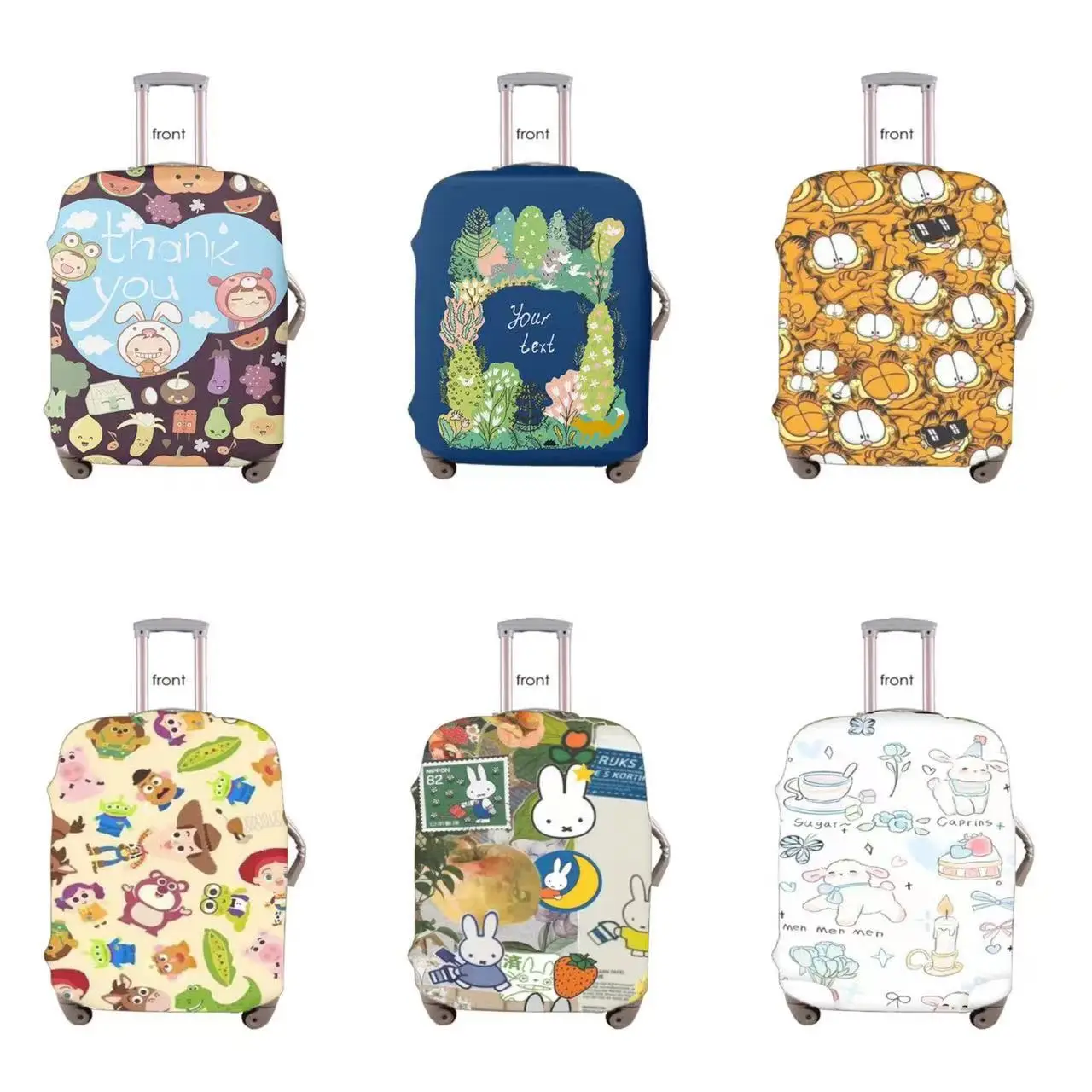 

New Luggage Protective Cover Wear-resistant Elastic Case Cover Trolley Case Suitcase Jacket Dust Cover Protective Cover Factory