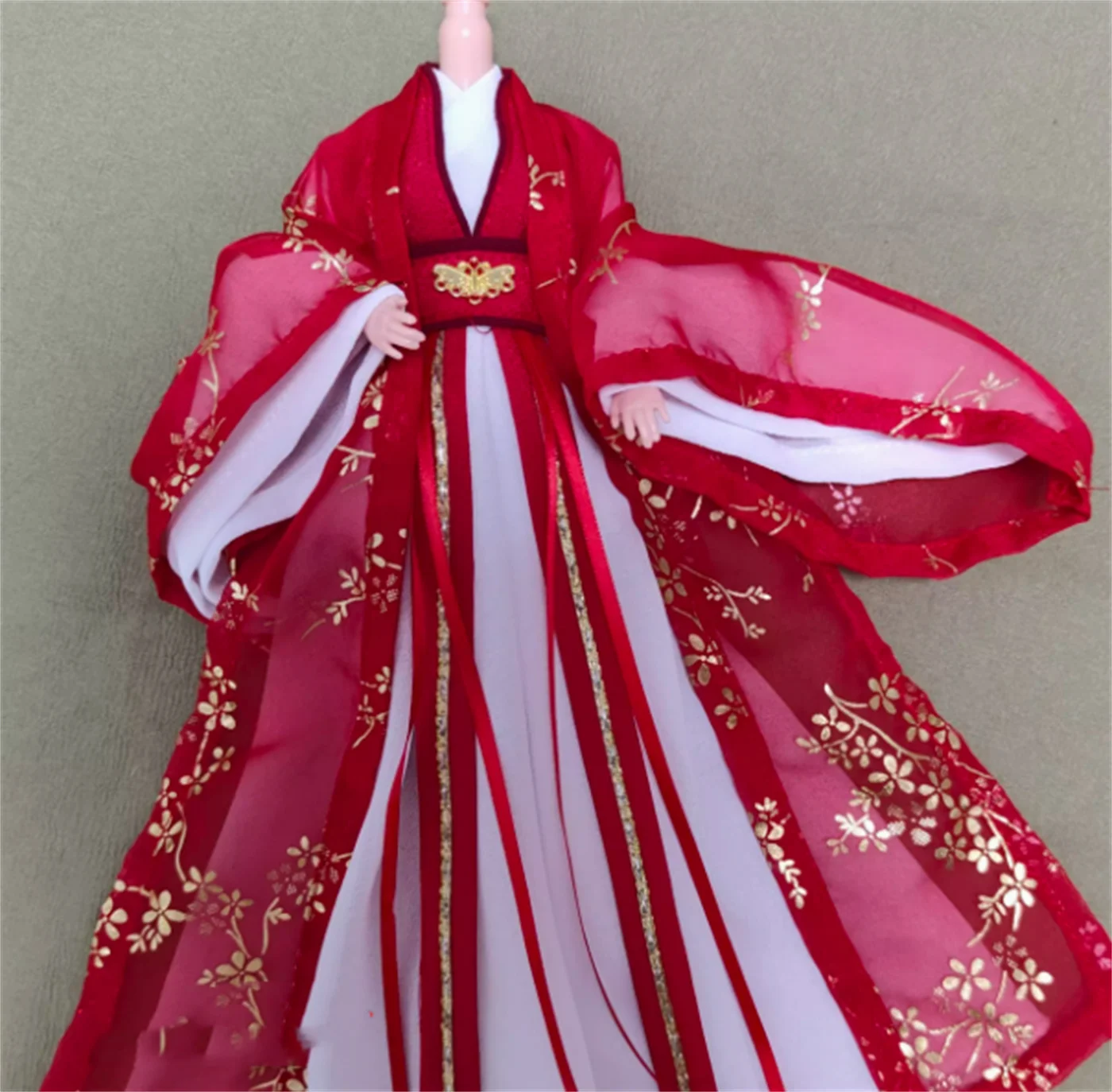 1/6 Chinese Ancient  Clothes Dress Female  Suit Tradition Hanfu Robe outfit Costume  for 12inch Figure Model  Clothing customize