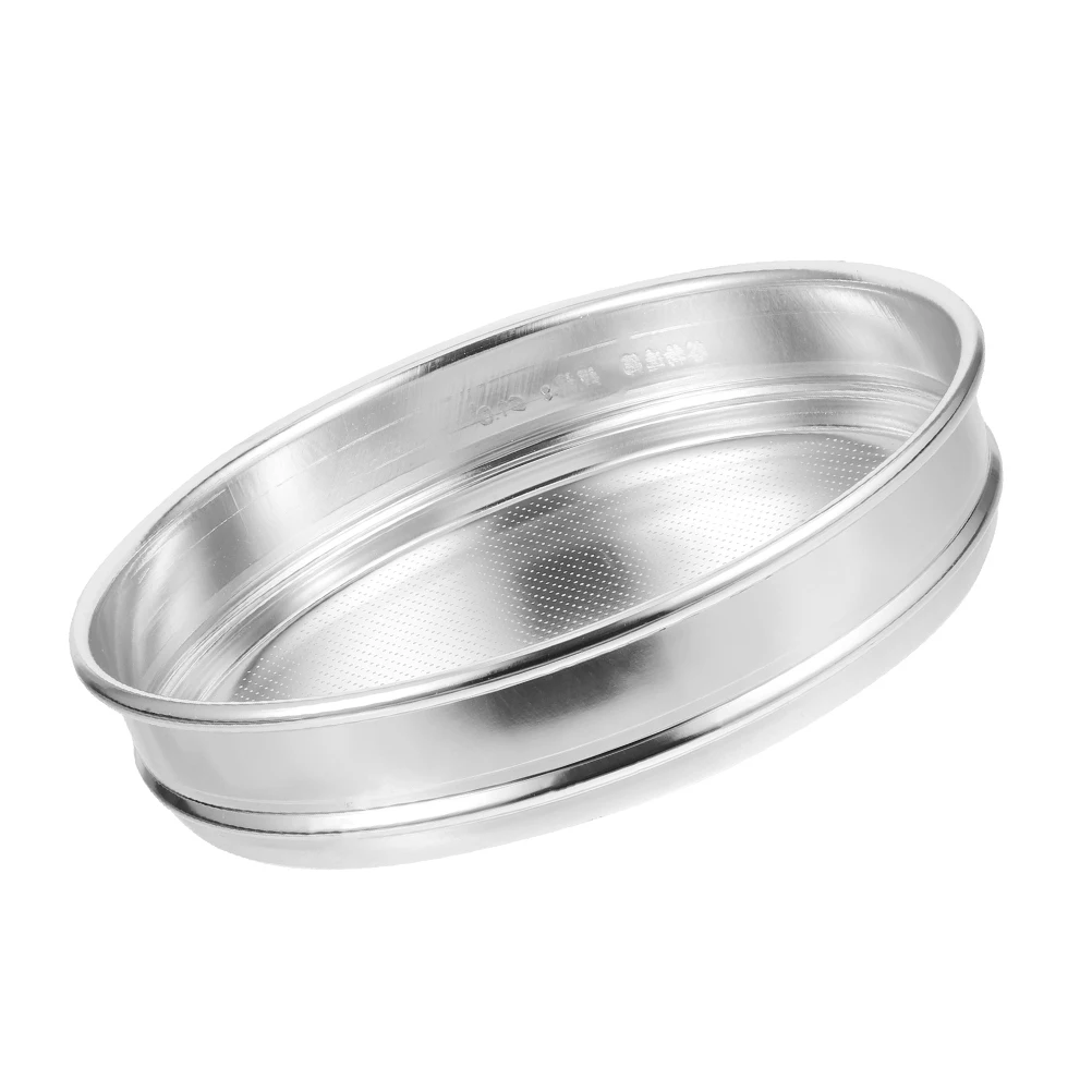 

1pcs Grain Sieve Metal Round Mesh Screen Kitchen Tool Manual Strainer Household Sand Sifter Efficient Screening Solution