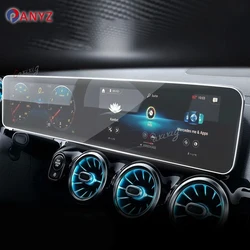 Car GPS navigation Protective film LCD screen TPU film Screen protector Anti-scratch Interior For Mercedes Benz GLB 2020-2023