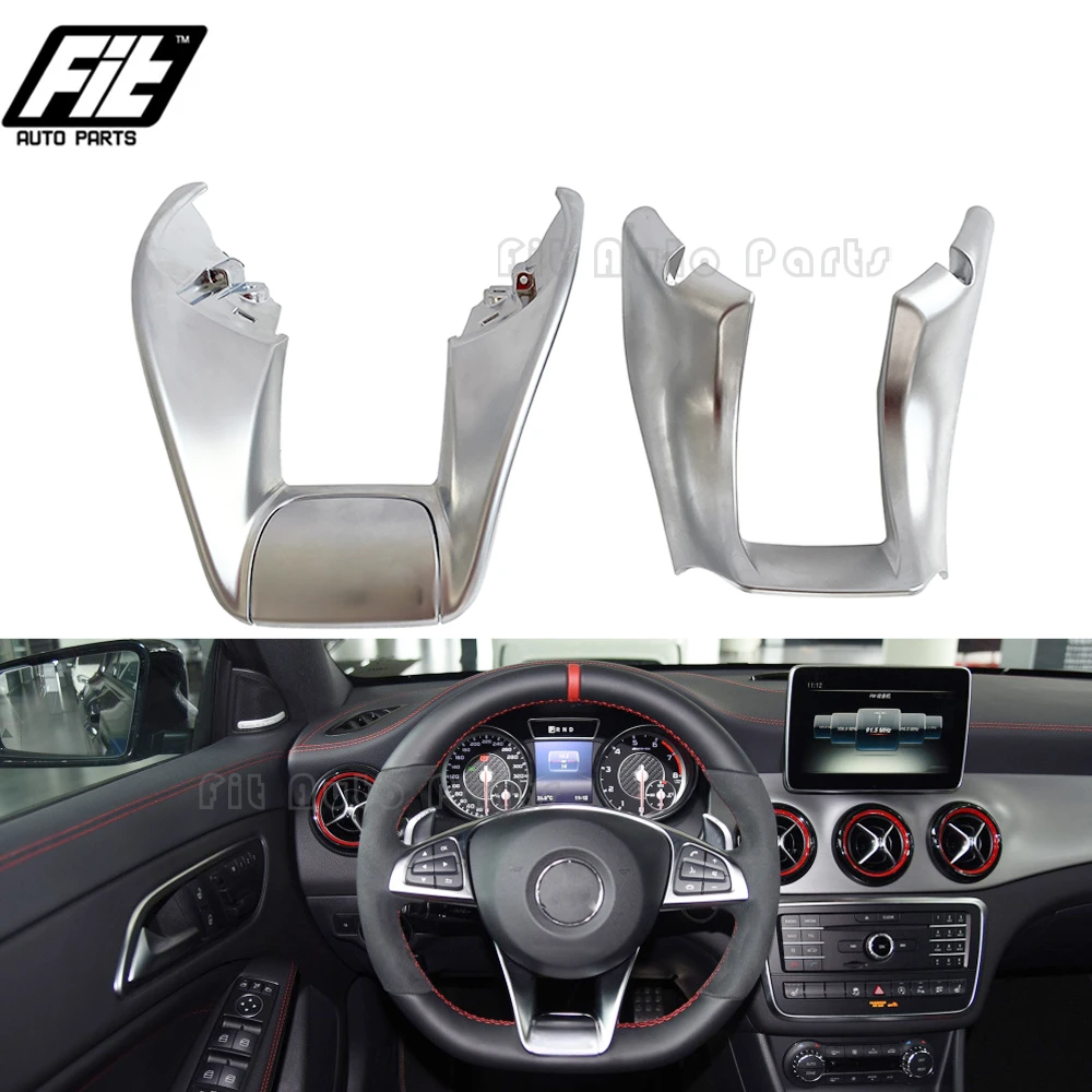 

1PCS Auto part steering wheel Trim cover low Modified for Merc-edes for B-enz C A E A200 C200 C260 W205 W213 for A G 2015-2019