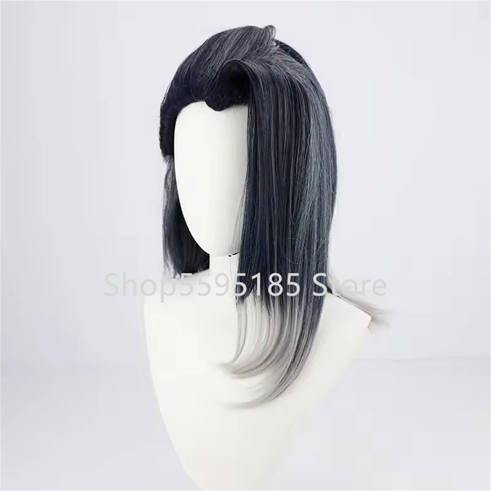 Game VALORANT VIPER Fade Cosplay Wig Fade Gradient Heat Resistant Synthetic Hair Pelucas Halloween Role Play Wig