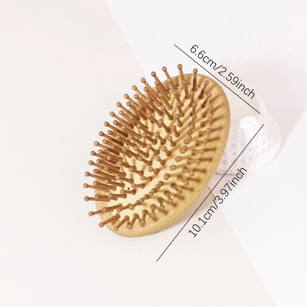 1pc Bamboo Brush Anti-Static A - Bamboo Hair Brush recension och pris