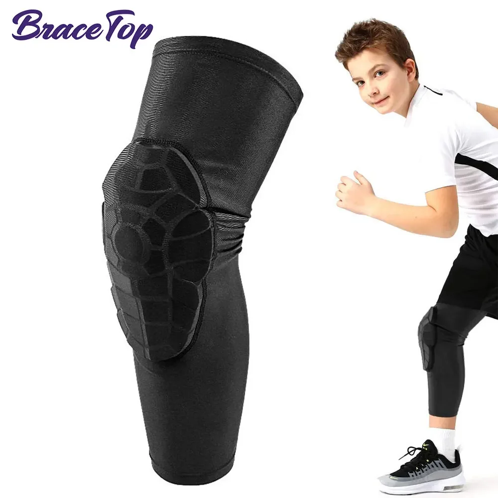 قطعة واحدة من وسادات الركبة الرياضية للأطفال - وسادات الركبة الواقية لكرة السلة وكرة البيسبول والمصارعة وركوب الدراجات والكرة الطائرة ومعدات الحماية #1