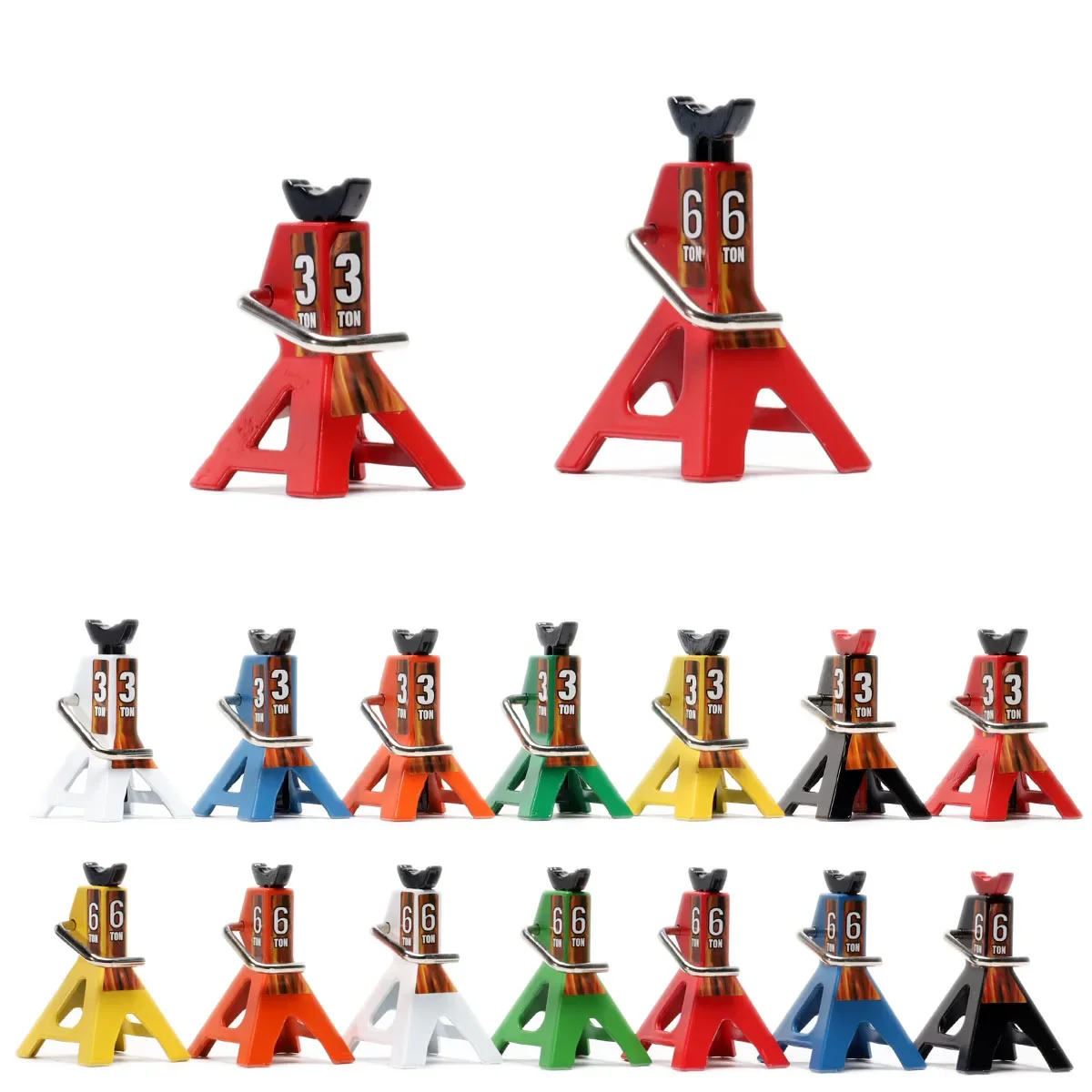 

Metal Jack Stands Repairing Tool 3Ton / 6Ton For 1/10 RC Crawler Car Traxxas TRX4 Axial SCX10 Tamiya CC01 D90 D110 TF2