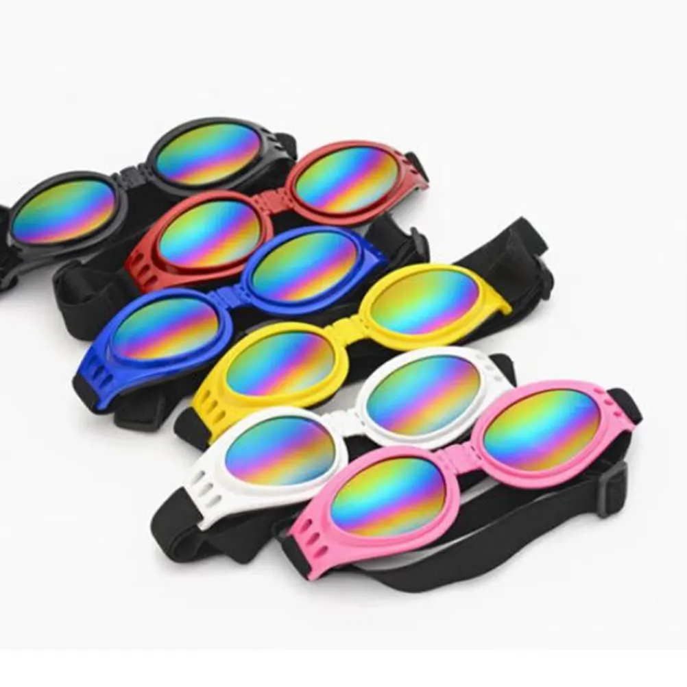 

1pc Sunglasses Uv Protection Dog Goggles Adjustable Stretchy Strap For Dogs Red Pet Supplies For Dogs Pet Accessories Fashion