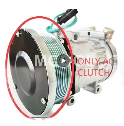 

Auto AC Compressor Clutch For Car Caterpillar trucks 8PK 24V 1630872 3949671 277-7245 Sanden SD7H15 4769 4301 4302 4840 4355