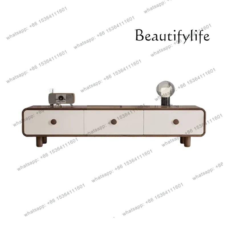 

Organizer Luxury Floor Tv Stand High Legs Nordic Wood Designer Tv Cabinet Universal House Walnut Fernsehtisch Furniture Home