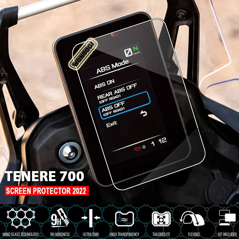 For YAMAHA Tenere 700 Tenere700 T700 XTZ 700 2022 New Motorcycle Scratch Cluster Screen Dashboard Protection Instrument Film