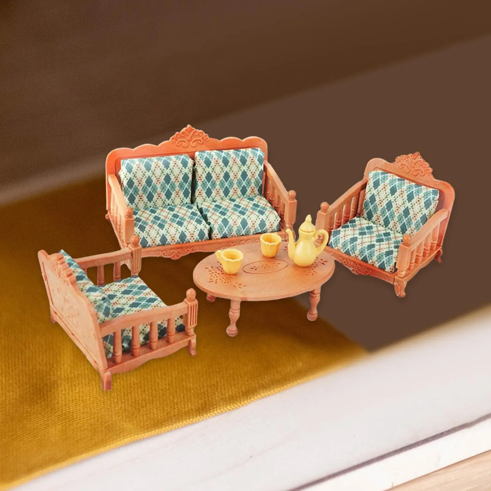 

Doll House Furniture Toys Miniature Dollhouse for Mini Doll House Kitchen
