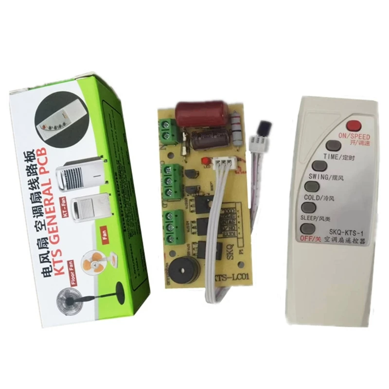 Electric Fan Circuit Control Universal Board Remote Control Board Air Conditioning Fan Control Panel Replacement