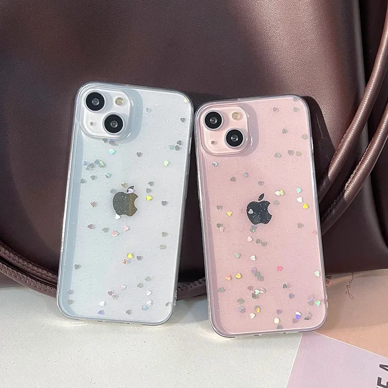 Love Glitter es adecuado para la funda del teléfono móvil Huawei p70 p60 anticaída nova13/12 versátil mate70/60/50pro