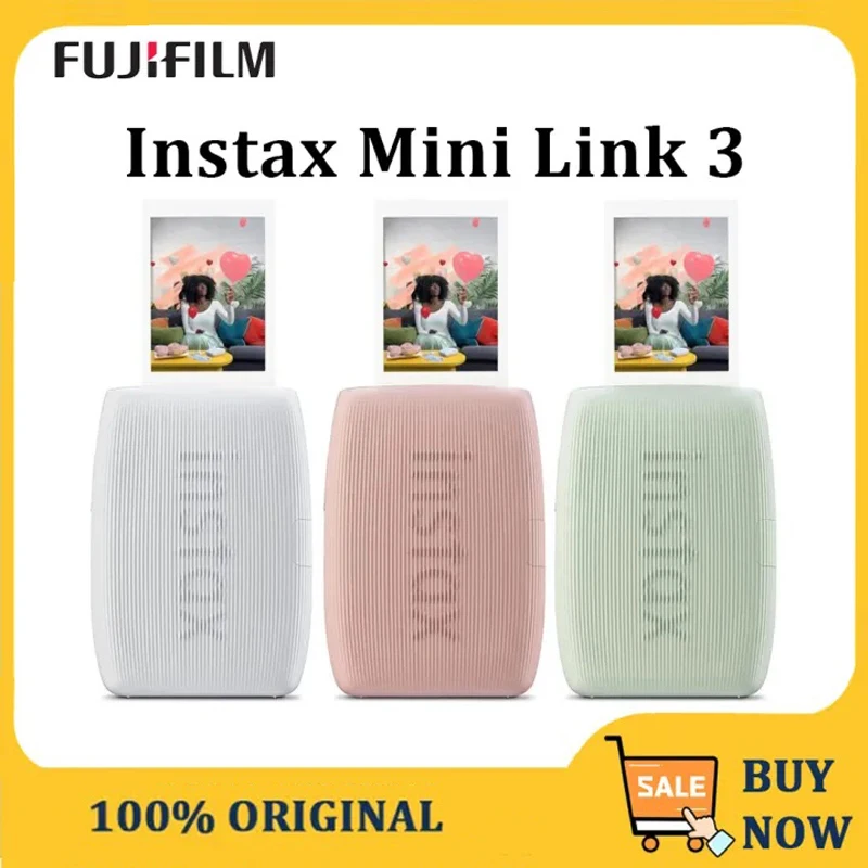 جديد Fujifilm Instax Mini Link 3 2 Mini Link Printer Instax طابعات كاميرا الصور للهواتف الذكية App فيلم آلة كاميرا Fujifilm