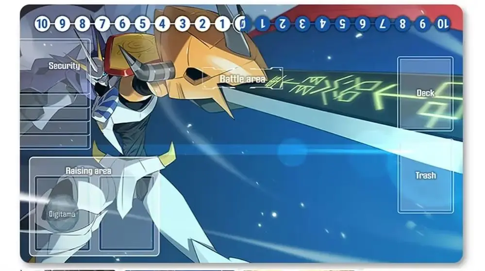 Board Game Digimon Playmat Size 60X35 cm Play Mats Compatible for DTCG -3163997