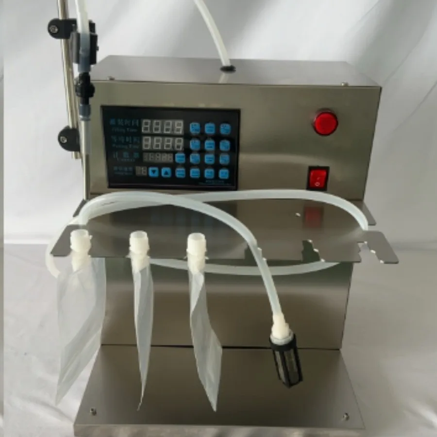 ماكينة تعبئة الزجاجات الكهربائية السائلة الأوتوماتيكية ذات 6 رؤوس