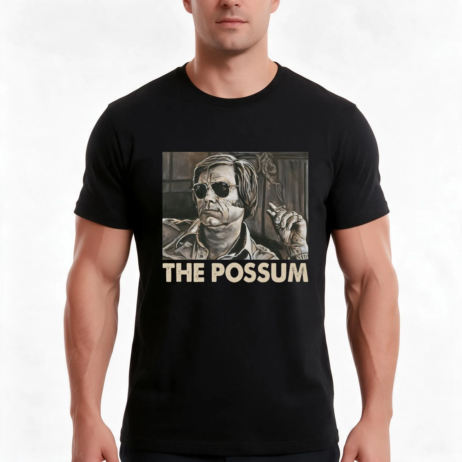 The Possum George Tees JonesCountry Music Legend T-Shirt Summer Casual Cotton Tee, Unisex Men Women