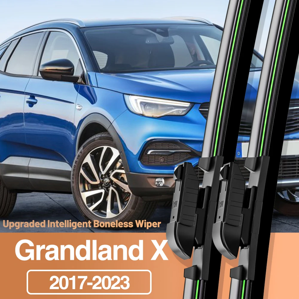 

2pcs For Opel Grandland X 2017-2023 Front Windshield Wiper Blades Windscreen Window Accessories 2018 2019 2020 2021 2022