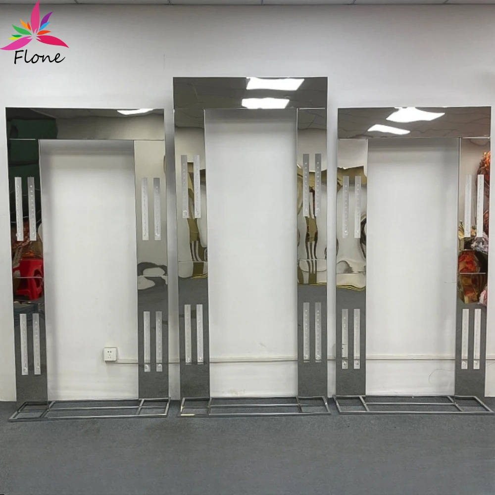 

Квадратная арка, блестящая подставка для фона, 2,2 м, позолоченная свадебная рамка для украшения церемонии, выставочных мероприятий и фотобудки, установка HY070