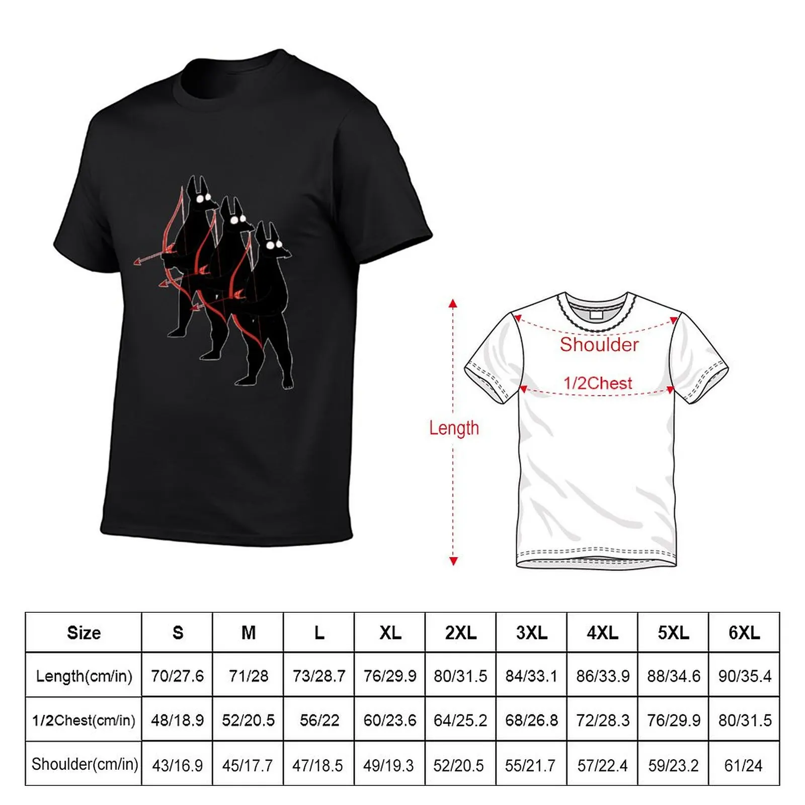 The Blind Archers T-Shirt anime t shirts anime figures vintage t shirts korean fashion Men's t-shirt